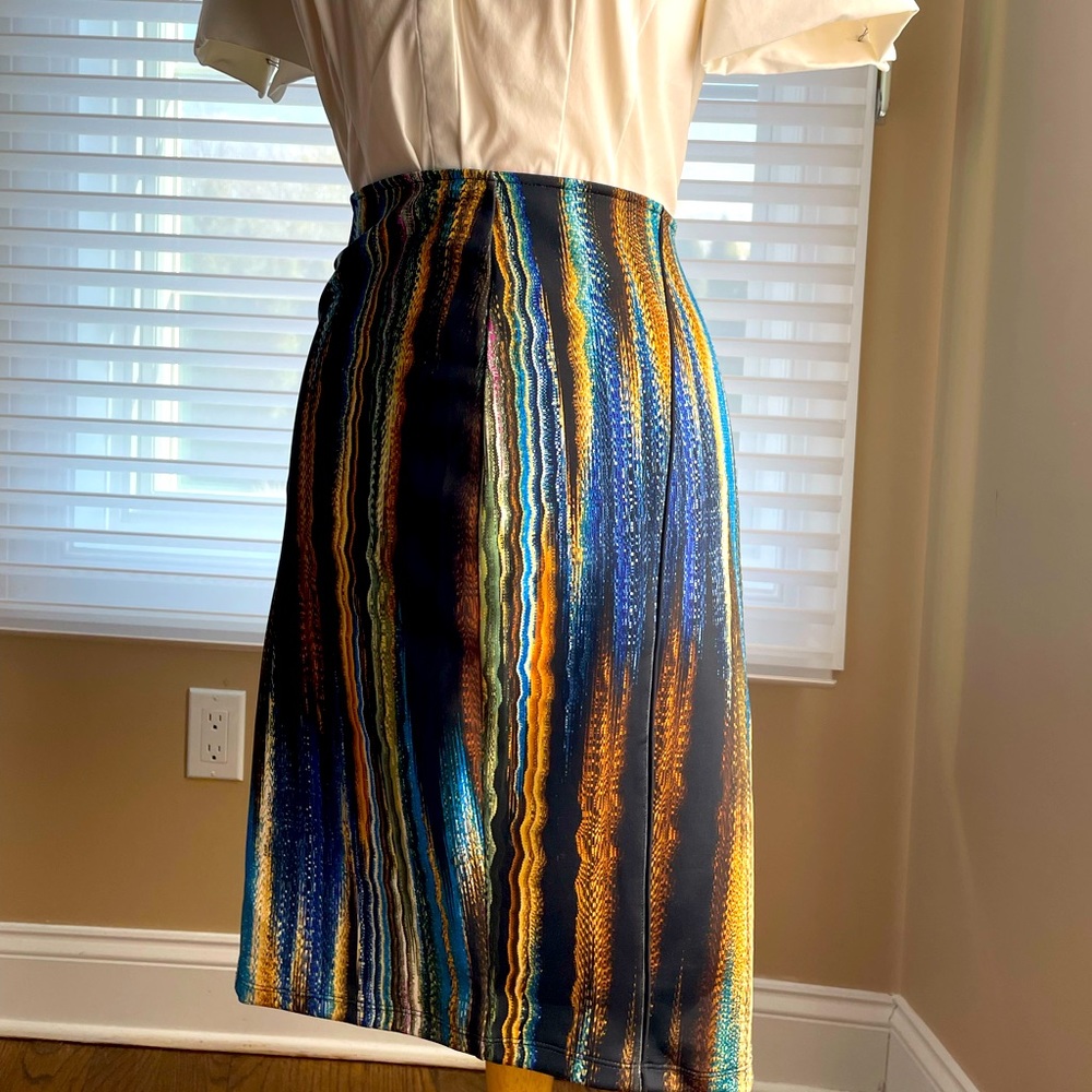 Stripey Abstract Skirt